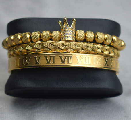 Mens Roman Charm Bracelets
