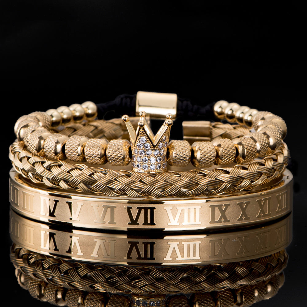 Mens Roman Charm Bracelets