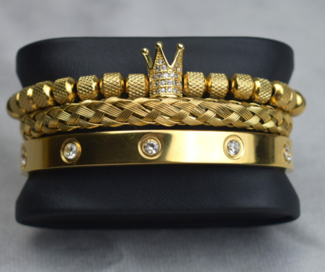 Mens Roman Charm Bracelets