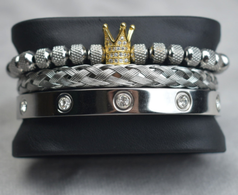 Mens Roman Charm Bracelets