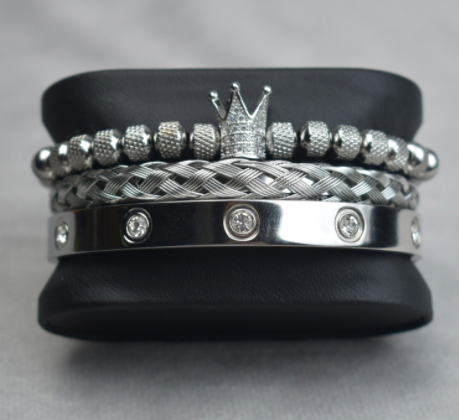 Mens Roman Charm Bracelets