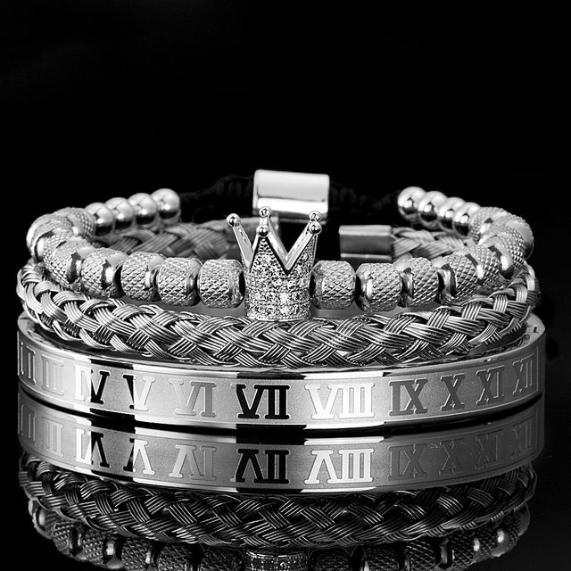 Mens Roman Charm Bracelets