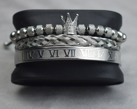 Mens Roman Charm Bracelets