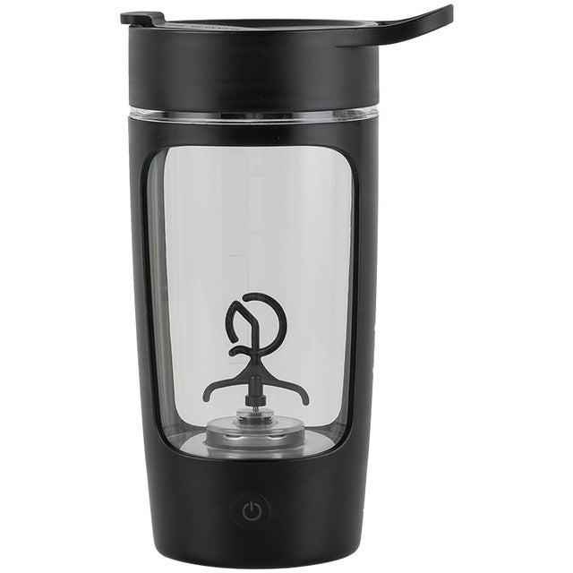 Electric Protein Shaker Bottle with Integrated Stirrer