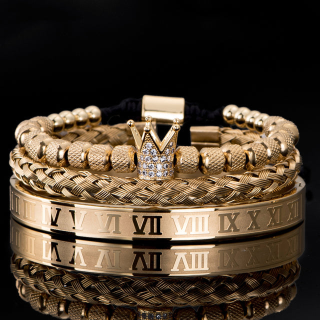 Mens Roman Charm Bracelets