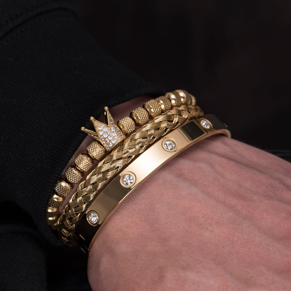 Mens Roman Charm Bracelets