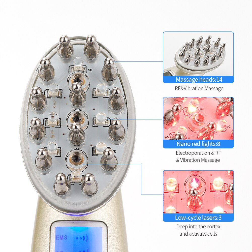 Electric Laser Massaging Comb