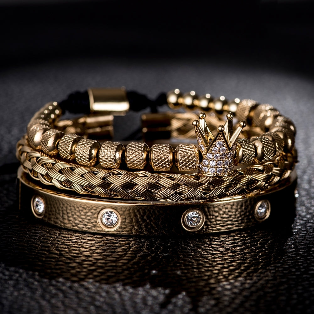 Mens Roman Charm Bracelets